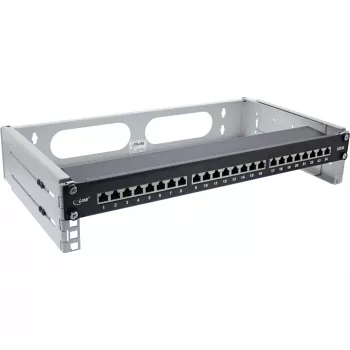 Rack plegable InLine 19 pulgadas, 2HE, 24-40cm de profundidad, gris