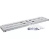 Rack plegable InLine 19 pulgadas, 2HE, 24-40cm de profundidad, gris