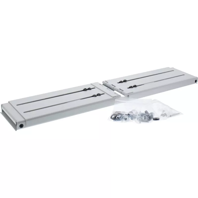 Rack plegable InLine 19 pulgadas, 2HE, 24-40cm de profundidad, gris