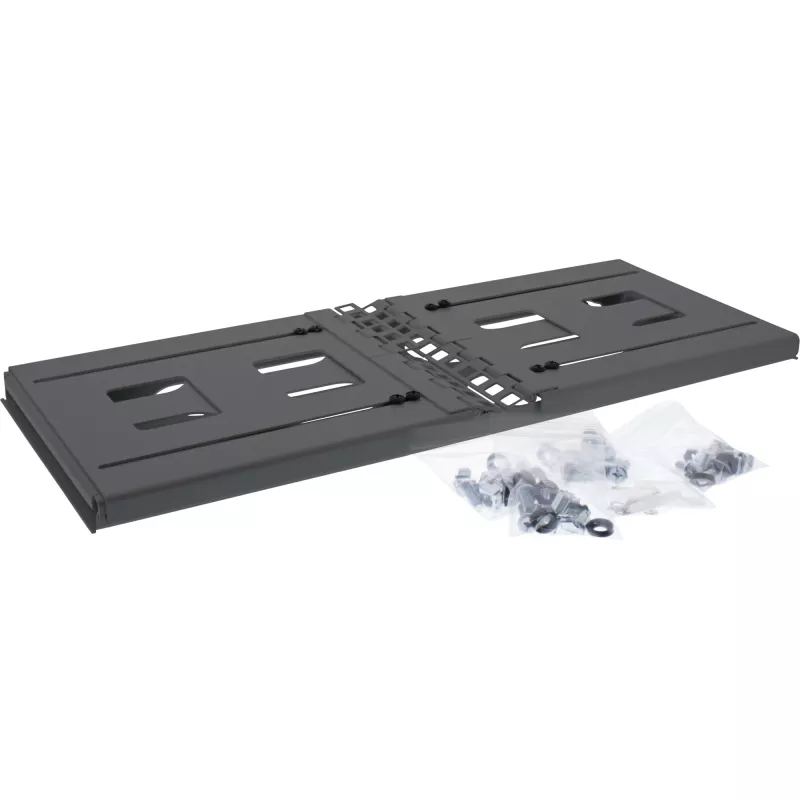 Rack plegable InLine 19 pulgadas, 4U, 24-40 cm de profundidad, negro