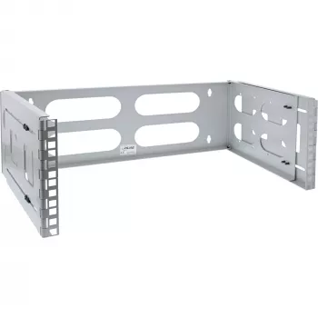 Rack de montaje en pared InLine 19 pulgadas 4HE 24–40 cm de profundidad gris