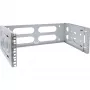 Rack de montaje en pared InLine 19 pulgadas 4HE 24–40 cm de profundidad gris