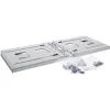 Rack de montaje en pared InLine 19 pulgadas 4HE 24–40 cm de profundidad gris