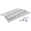 Rack plegable InLine 19 pulgadas, 4HE, 24-40cm de profundidad, con tapa, gris