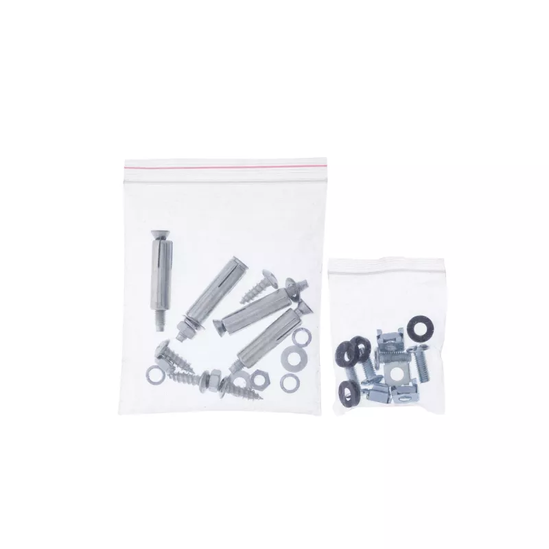 Rack InLine de 19 pulgadas para montaje bajo escritorio, 2HE, negro