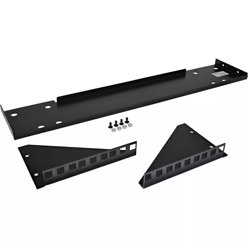 Rack InLine de 19 pulgadas para montaje bajo escritorio, 3HE, negro
