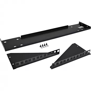 Rack InLine de 19 pulgadas para montaje bajo escritorio, 4HE, negro