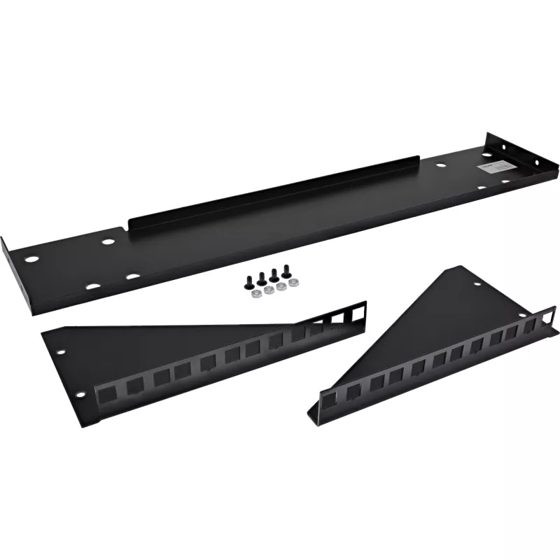 Rack InLine de 19 pulgadas para montaje bajo escritorio, 4HE, negro
