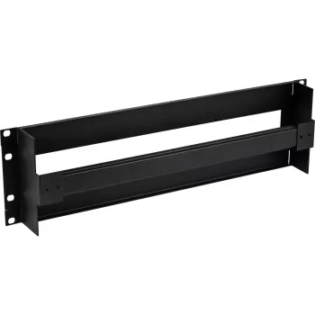 Regleta de fusibles InLine 19 pulgadas 3U, con carril DIN, negra