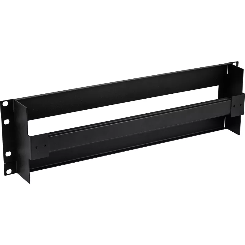 Regleta de fusibles InLine 19 pulgadas 3U, con carril DIN, negra