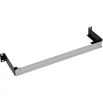 Panel para carril DIN InLine 19106C 1U horizontal vertical acero negro gris