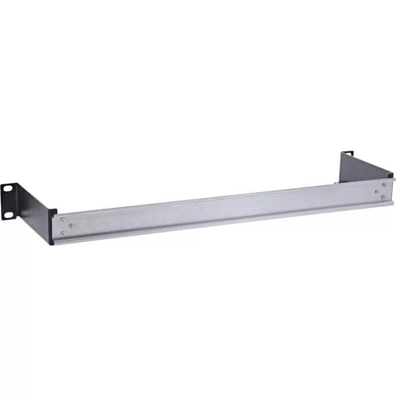 Panel para carril DIN InLine 19106C 1U horizontal vertical acero negro gris