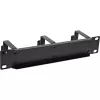 Panel de gestión de cables InLine 10 pulgadas, 3 soportes, RAL 9005, negro