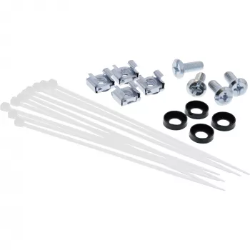 Caja vacía de patch panel InLine 10 pulgadas 12 vías, para módulos Keystone, 1U negro