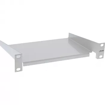 Bandeja InLine de 10 pulgadas, 160 mm, 10 kg, 1 HE, RAL 7035 gris