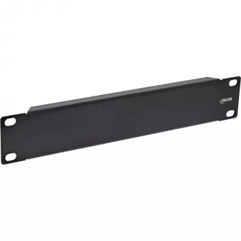 Tapa ciega InLine 10 pulgadas, 1U, RAL 9005 negro