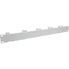 Panel de guiado de cables InLine 19 pulgadas, 5 soportes pequeños, RAL7035, gris