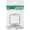 Soporte para cables InLine, metal, galvanizado, 40x40mm