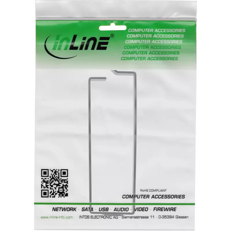 Soporte para cables InLine 19110U metal 44x129mm negro
