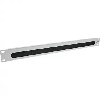 Panel pasacables InLine 19111E placa de entrada de cables 19 pulgadas con cepillo RAL 7035 gris