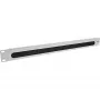 Panel pasacables InLine 19111E placa de entrada de cables 19 pulgadas con cepillo RAL 7035 gris