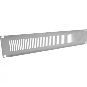 Placa ciega InLine 19 pulgadas 19111G perforada gris RAL 7035