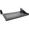 Bandeja para rack InLine 19 pulgadas 250 mm 20 kg 2U RAL 9005 negro