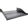 Bandeja para rack InLine 19 pulgadas 400mm 20kg 2U RAL 9005 negro