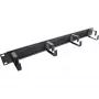 Panel de gestión de cables InLine 19111L 1U negro 19 pulgadas con inserto de cepillo