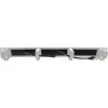 Placas de entrada de cables InLine 19 pulgadas con inserto de cepillo y 4 soportes, 1U, RAL 7035