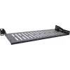 Bandeja InLine 19 pulgadas, 150 mm, 10 kg, 1U, RAL 9005 negro