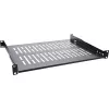 Bandeja InLine 19 pulgadas, 350 mm, 50 kg, 1U, RAL 9005 negro