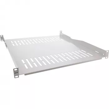 Bandeja InLine 19 pulgadas, 550 mm, 50 kg, 1U, RAL 7035 gris
