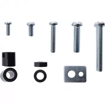 Set de montaje InLine 23100A 40 piezas zinc para soporte de pared para TV