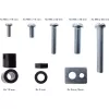 Set de montaje InLine 23100A 40 piezas zinc para soporte de pared para TV