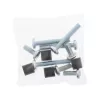 Set de tornillos InLine 8 uds. 4x M8x20mm/M8x50mm/4x separadores de 15mm para soporte de pared