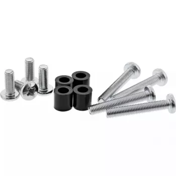 Set de tornillos InLine 8 uds. 4x M8x20mm/M8x50mm/4x separadores de 15mm para soporte de pared
