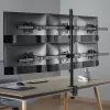Soporte de mesa InLine para 6x TV / LED / TFT hasta 81cm 32 pulgadas máx. 7kg negro