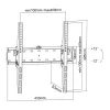 Soporte de pared InLine Basic 23113A para televisor plano 32-55 pulgadas