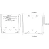 Soporte de pared InLine para TFT 33-69 cm 13-27 pulgadas máx. 30 kg
