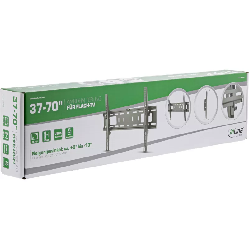 Soporte de pared InLine Basic 23120A para televisor plano 37-70 pulgadas