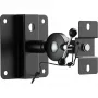 Soporte de pared para altavoces InLine 23126B negro pack de 2
