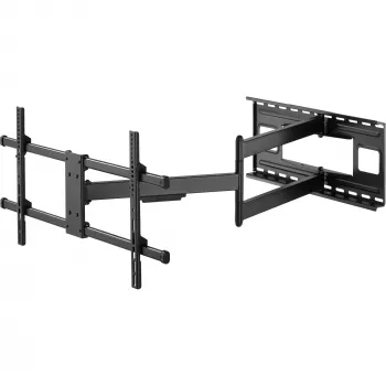 Soporte de pared para TV InLine XL-Arm Full-Motion, para televisor plano de 43-80 pulgadas, máx. 50kg