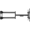 Soporte de pared para TV InLine XL-Arm Full-Motion, para televisor plano de 43-80 pulgadas, máx. 50kg