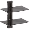 Soporte de pared InLine, para DVD, Bluray, receptor de satélite, max. 8 kg, negro