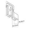 Soporte pasivo InLine 23152B para media streaming box 26-39 mm