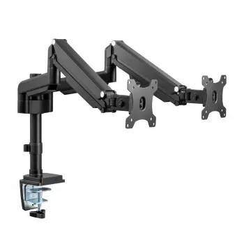 Soporte de mesa con elevador InLine para dos monitores hasta 82 cm (32