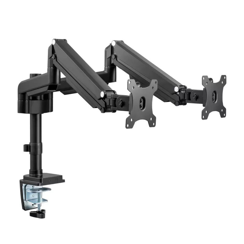 Soporte de mesa con elevador InLine para dos monitores hasta 82 cm (32