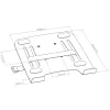 Soporte / atril para portátil InLine con adaptador VESA 75