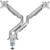 Soporte de mesa con elevador y USB/audio InLine, 2 monitores hasta 81 cm (32